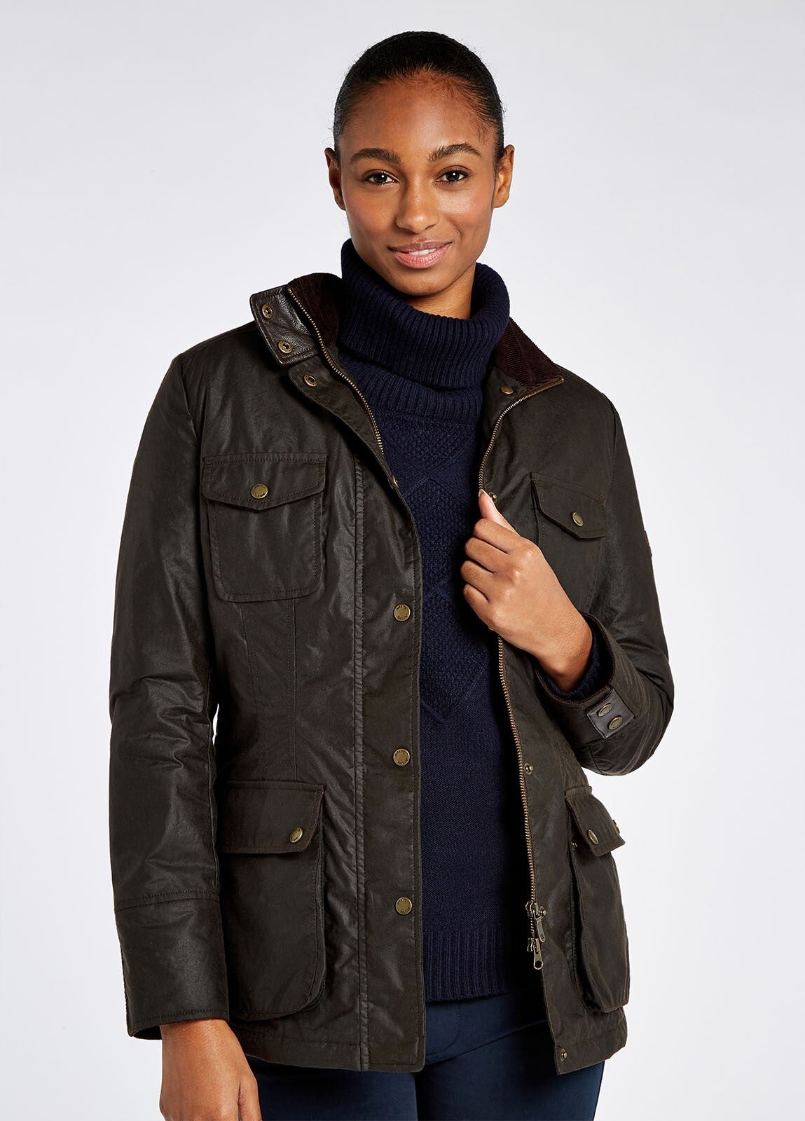 Barbour chaffinch wax jacket outlet olive